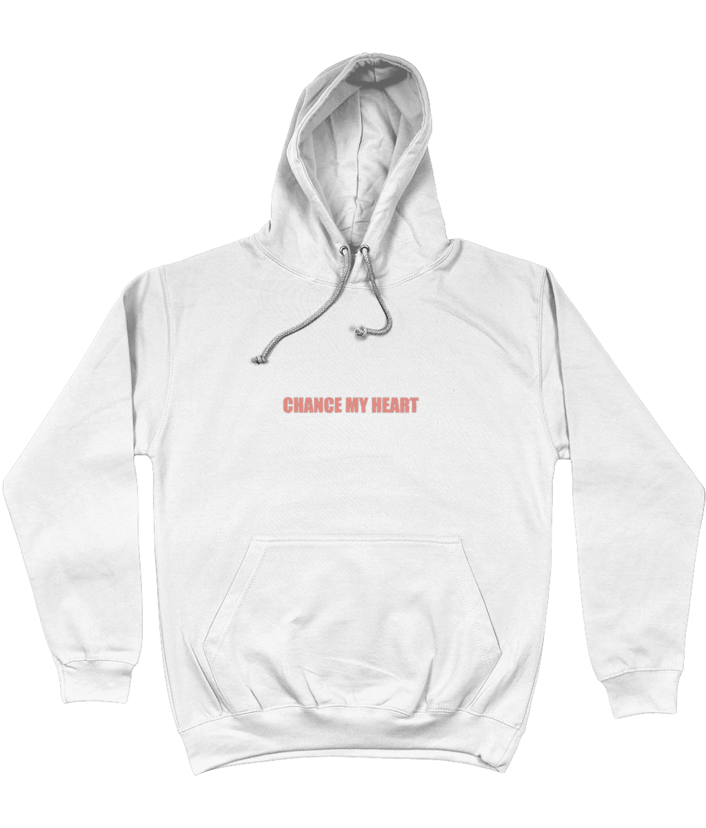 Chance My Heart Hair Flip Hoodie - White / Black
